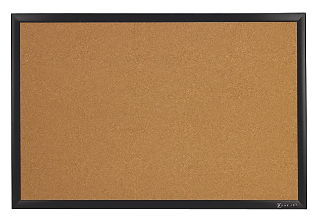 Infuse Black Cork Board 18 x 24
