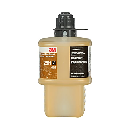 3M™ 25H HB Quat Disinfectant Cleaner Concentrate, 67.6 Oz Bottle