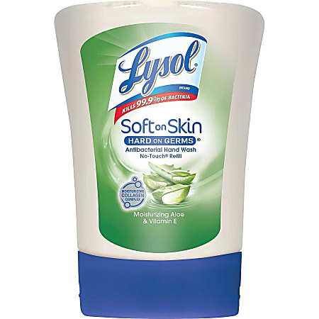 Lysol® No-Touch Antibacterial Liquid Hand Soap, Aloe Scent, 8.5 Oz Bottle
