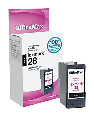 OMX Ink Lexmark #28 Ink Cartridge, Black