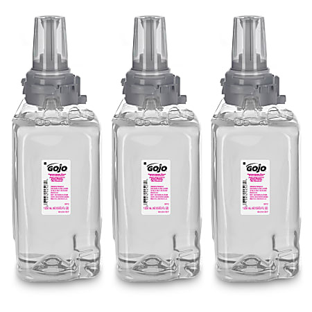 GOJO® ADX-2 Antibacterial Foam Hand Wash Soap, Plum Scent, Carton Of 3 Refills