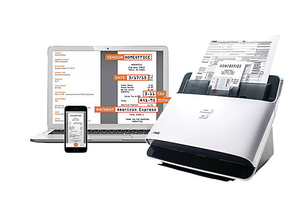 NeatDesk® Desktop Scanner And Digital Filing System, Premium Bundle With Neat Premium Service, 2005144