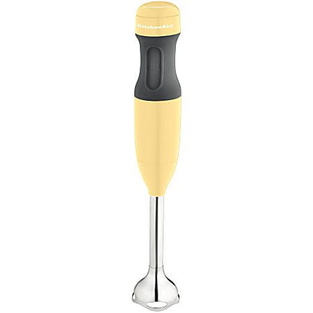 KitchenAid 2-Speed Hand Blender with 3-Cup BPA Free Jar and Lid - 23.67 fl oz - 2 Speed Setting(s) - Majestic Yellow