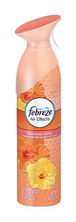 Febreze® Air Effects Air Fresheners, Hawaiian Aloha Scent, 9.7 Oz, Case Of 9