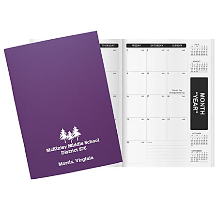 Deluxe Academic Desk Planner