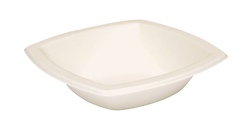 SOLO® Bare Eco-Forward Sugarcane Dinnerware, ProPlanet Seal, Bowl, 12 oz, Ivory, 125/Pack, 8 Packs/Carton