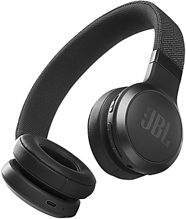 JBL Live 460NC Wireless On-Ear NC Headphones, Black