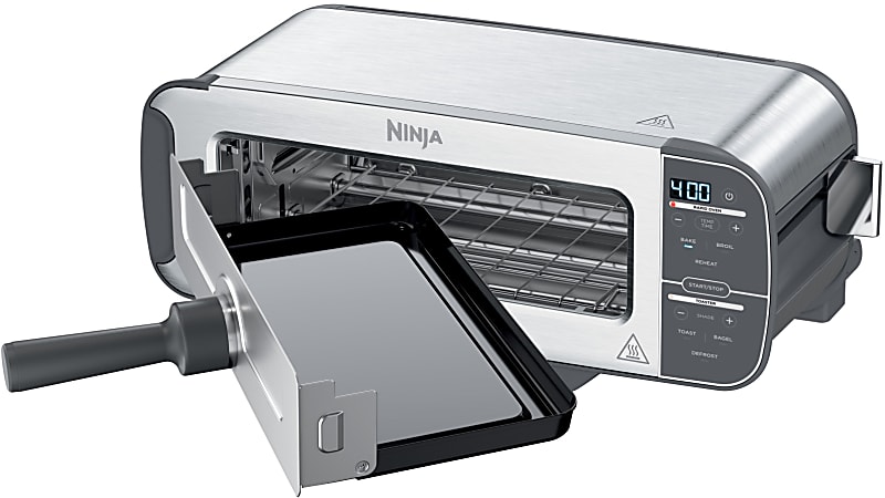 Ninja ST101 Foodi 2 in 1 Flip Toaster And Compact Toaster Oven