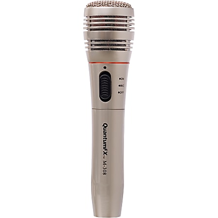 QuantumFX M-308 Microphone - 100 Hz to 1 kHz - Wireless -72 dB - Dynamic - Handheld
