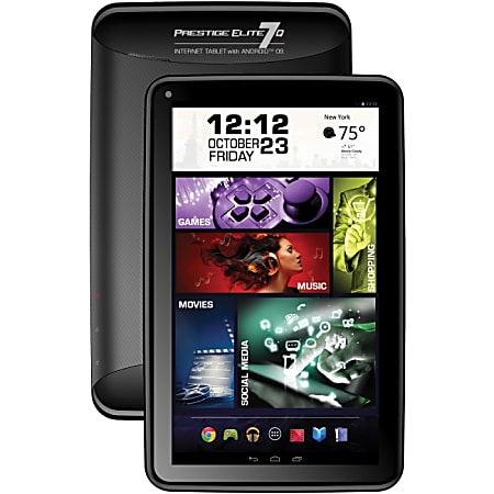 Visual Land Prestige Elite 7Q 8GB Tablet - 7" - Quad-Core - Black
