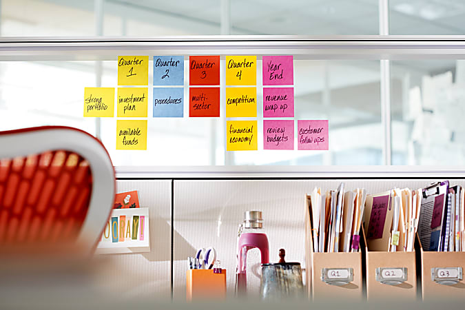 Post-it® Super Sticky Notes - Assorted, 3 x 3 in - Harris Teeter