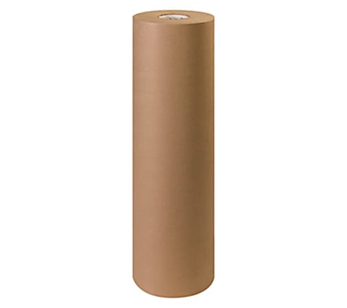 B O X Packaging Kraft Paper Roll, 75 Lb, 30"