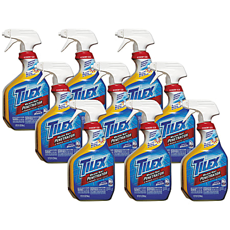 Tilex® Mildew Root Penetrator And Remover With Bleach, Unscented, 32 Oz Bottle, Case Of 9