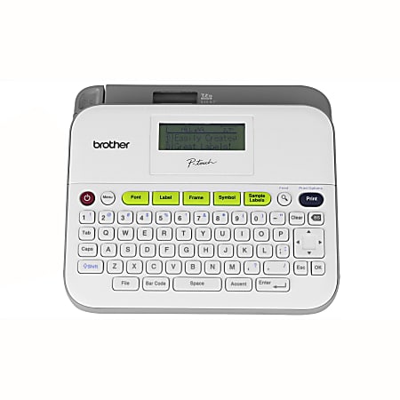 Brother P Touch Compact Label Maker PTD400 - Office Depot