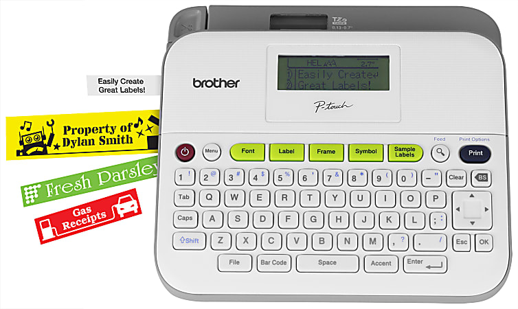 Brother P-Touch Compact Desktop Label Maker, PTD400VP