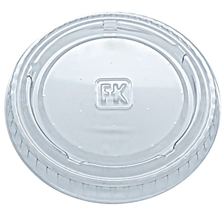 Fabri Kal Fabrikal Plastic Lids For Portion Cups, Clear, Pack Of 2,500