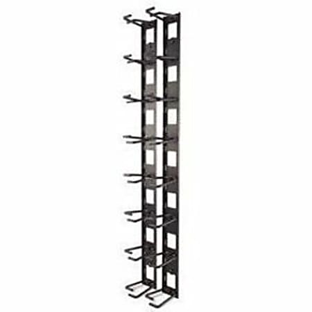 APC Vertical Cable Organizer - Cable Manager - Black - 0U Rack Height