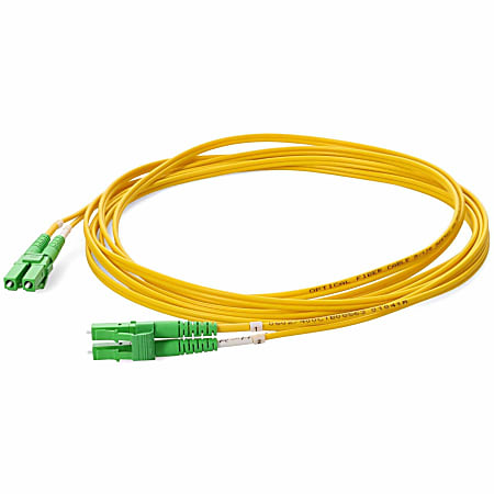 AddOn 1m LC OS1 Yellow Patch Cable - Patch cable - LC/APC single-mode (M) to LC/APC single-mode (M) - 1 m - fiber optic - duplex - 9 / 125 micron - OS1 - halogen-free - yellow
