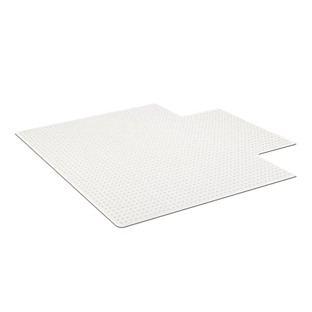 Large rubber mat with lip clearance
