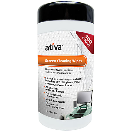 Office Depot® Brand Screen Cleaning Wipes, Canister Of 100