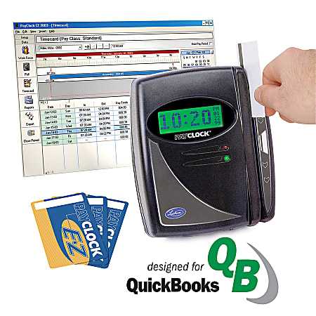 Lathem Time PayClock Time & Attendance System, Black