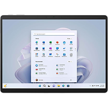 Microsoft Surface Pro 9 Tablet - 13" - 16 GB - 1 TB SSD - Windows 11 Pro - Platinum - Core i7 12th Gen Deca-core (10 Core) i7-1265U - 2880 x 1920 - PixelSense Display - 15.50 Hours Maximum Battery Run Time