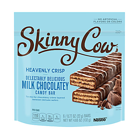 Skinny Cow Heavenly Crisp Milk Chocolate Candy Bars, 4.65 Oz, Pack Of 3