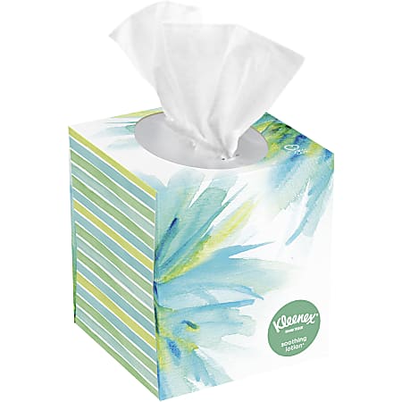 Kleenex BOUTIQUE 3 Ply Facial Tissue With Lotion Cold Care 75 Sheets ...