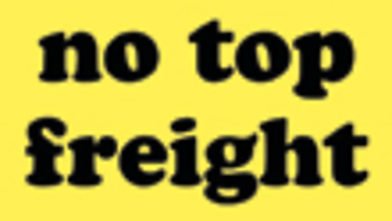 No Top Freight Shipping Label, 3"x5", 500 Labels/Roll