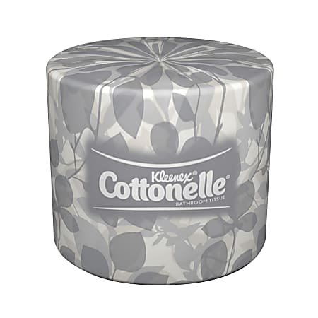 Kleenex Cottonelle Bathroom Tissue - 2 Ply - 4" x 4" - 505 Sheets/Roll - 4.60" Roll Diameter - White - Fiber - For Restroom - 10 / Pack