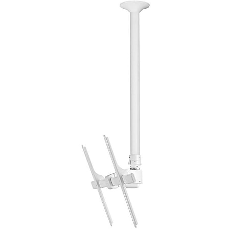 Atdec Telehook XK4439 Single display drop length adjustable ceiling LCD/LED/Plasma TV mount - White