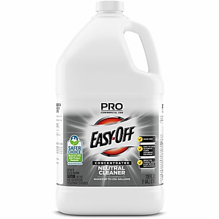 Professional Easy-Off Neutral Cleaner - Concentrate Liquid - 128 fl oz (4 quart) - Neutral Scent - 1 Each - Blue