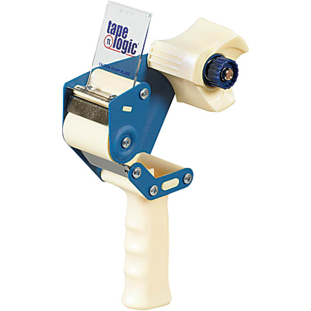 Tape Logic® Heavy-Duty Carton Sealing Tape Dispenser, 2", Blue/Off-White