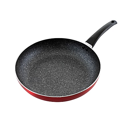 Oster Merrion Aluminum Frying Pan, 12", Red