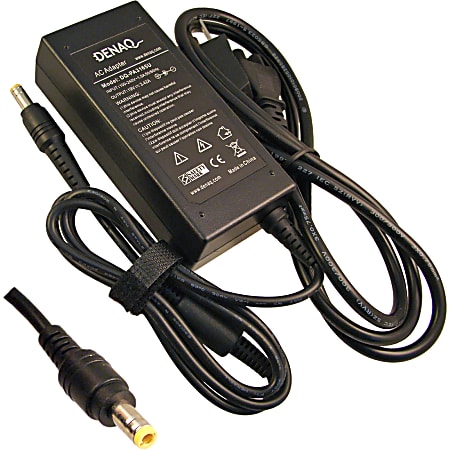 DENAQ 19V 3.42A 5.5mm-2.5mm AC Adapter for TOSHIBA Satellite Series Laptops - 65 W - 19 V DC Output - 3.42 A