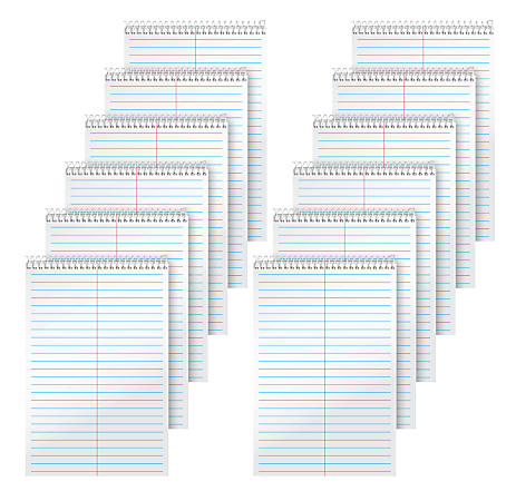 TOPS™ Steno Books, 6" x 9", Gregg Ruled, 70 Sheets, White, Pack Of 12