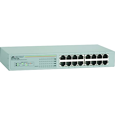 Allied Telesis AT-FS716L-10 Unmanaged Fast Ethernet Switch
