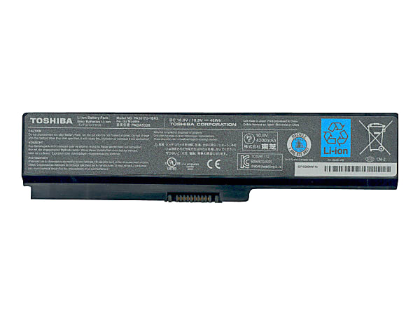 Toshiba - Notebook battery - lithium ion - 6-cell - 4400 mAh - for Satellite C650, C655, C660, C670, L730, L735, L750, L755, L770, L775, P750, P770