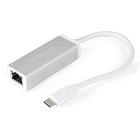 StarTech.com USB-C To Gigabit Ethernet Adapter, Aluminum