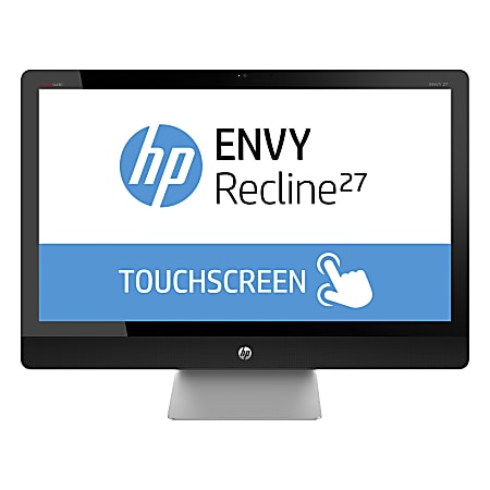 HP ENVY Recline 27-k300 27-K350 All-in-One Computer - Intel Core i5 i5-4570T 2.90 GHz - 12 GB DDR3L SDRAM - 1 TB HHD - 27" 1920 x 1080 Touchscreen Display - Windows 8.1 64-bit - Desktop - Black, Silver