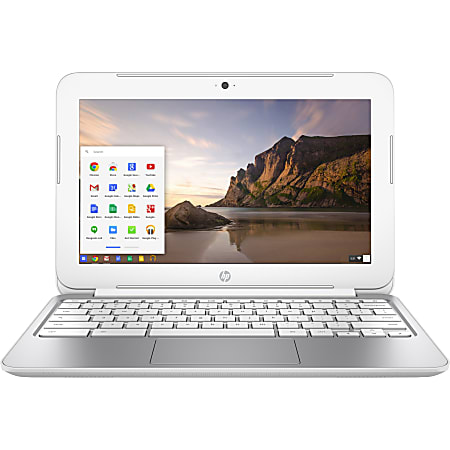 HP Chromebook 11-2100 11-2110nr 11.6" LCD Chromebook - Intel Celeron N2830 Dual-core (2 Core) 2.16 GHz - 2 GB DDR3L SDRAM - 16 GB Flash Memory Capacity - Chrome OS - 1366 x 768 - Snow White, Anodized Silver