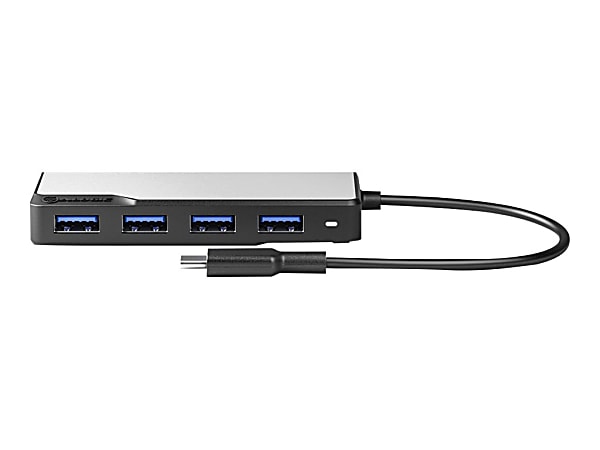 Alogic USB-C Fusion SWIFT 4-in-1 Hub - Hub - 4 x SuperSpeed USB 3.0 - desktop