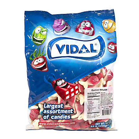 Vidal Gummy Whales, 2.2-Lb Bag