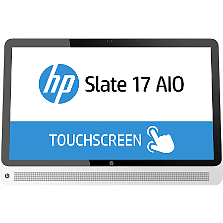 HP Slate 17-l000 17-l010 Tablet - 17.3" - 2 GB DDR3L SDRAM - Intel Celeron N2807 Dual-core (2 Core) 1.58 GHz - 32 GB - Android 4.4.2 KitKat - 1920 x 1080 - In-plane Switching (IPS) Technology - Snow White