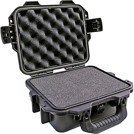Hardigg Storm Case iM2050 Shipping Case with Cubed Foam - Internal Dimensions: 9.50" Width x 7.50" Depth x 4.25" Height - External Dimensions: 11.8" Width x 9.8" Depth x 4.7" Height - Press & Pull Latch Closure - Resin - Black