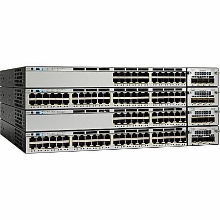 Cisco WS-C3750X-24S-E Layer 3 Switch - Manageable - Gigabit Ethernet - 3 Layer Supported - 24 SFP Slots - WSC3750X24SE