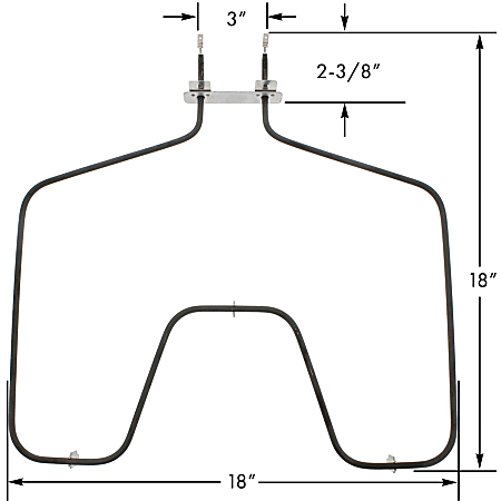 ERP WB44K10005 Bake Broil or BakeBroil Element BakeBroil Element GE Element Office Depot