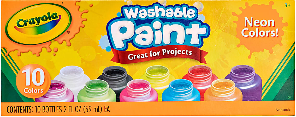 Crayola Washable Paint 2 Oz Blue - Office Depot