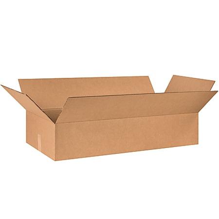 Partners Brand Corrugated Shipping Boxes, 48" x 24" x 8", Kraft, Pack Of 10 Boxes
