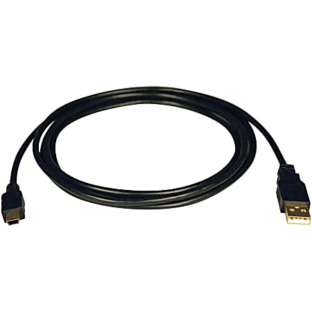 Eaton Tripp Lite Series USB 2.0 A to Mini-B Cable (A to 5Pin Mini-B M/M), 6 ft. (1.83 m) - USB cable - U030006